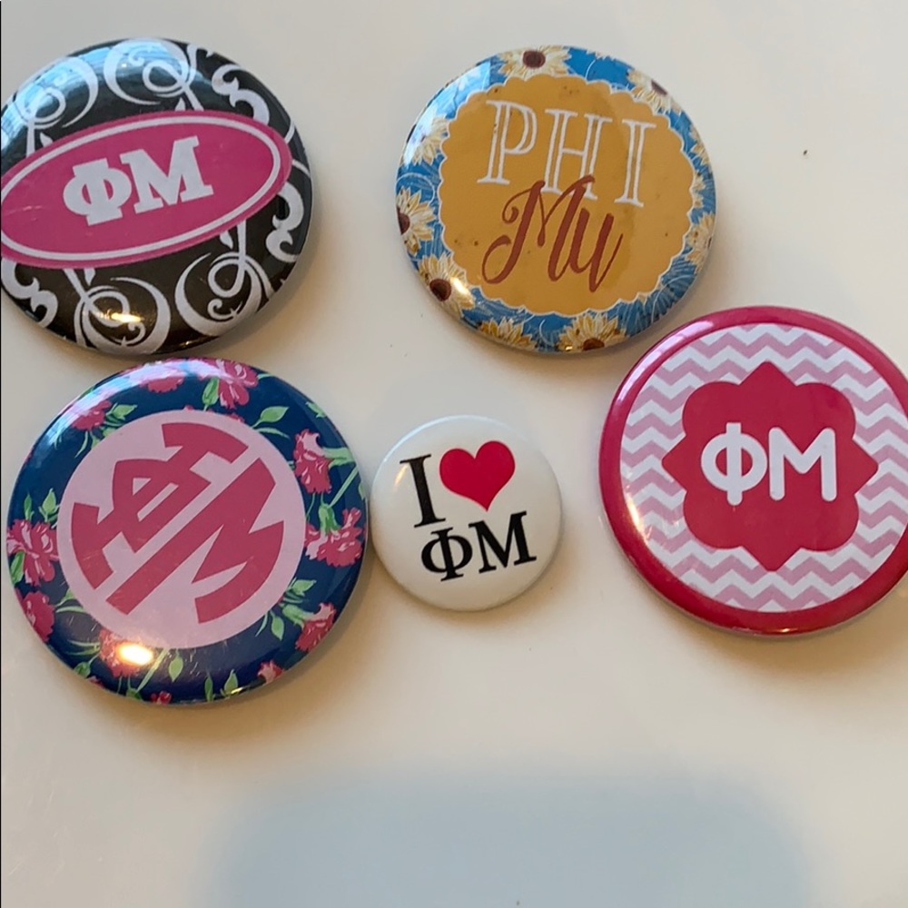 Phi Mu buttons